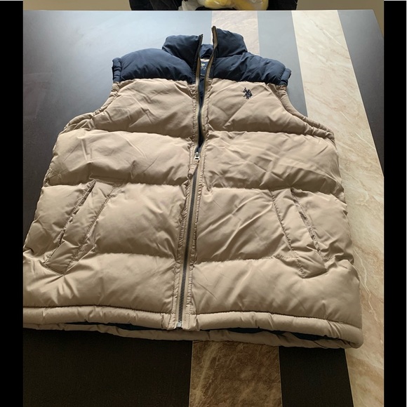 U.S. Polo Assn. Other - U S POLO ASSN. Mens  blue / brown Puffer Vest Size Small